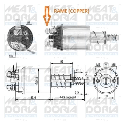 Solenoid Switch, starter